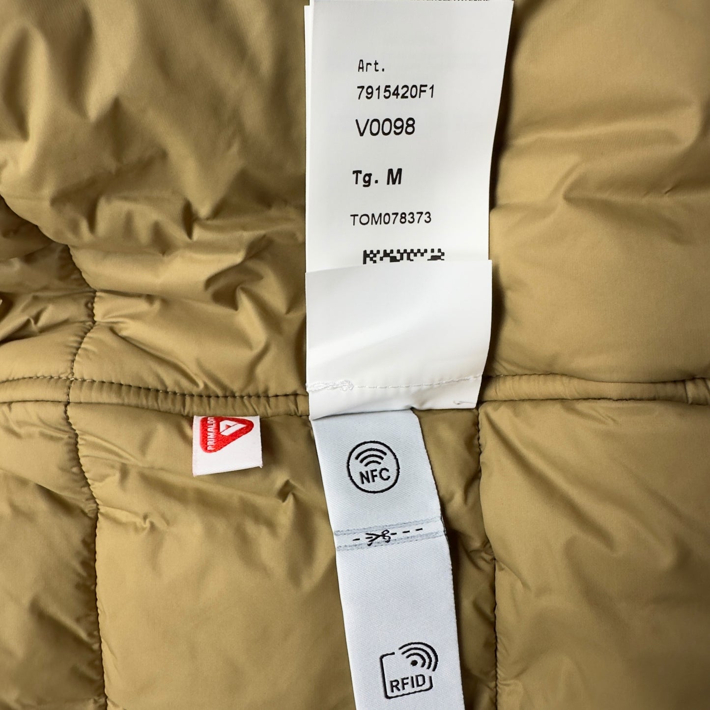 A/W 23 Stone Island O-Ventile Ghost Primaloft Parka Jacket - Tan