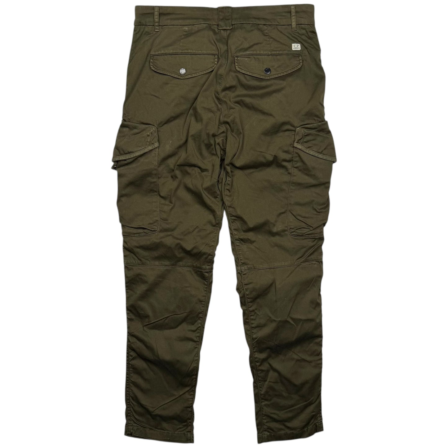 C.P. Company Loose Fit Cargo Trousers - Dark Green