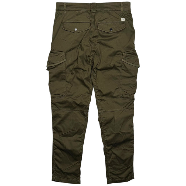 C.P. Company Loose Fit Cargo Trousers - Dark Green