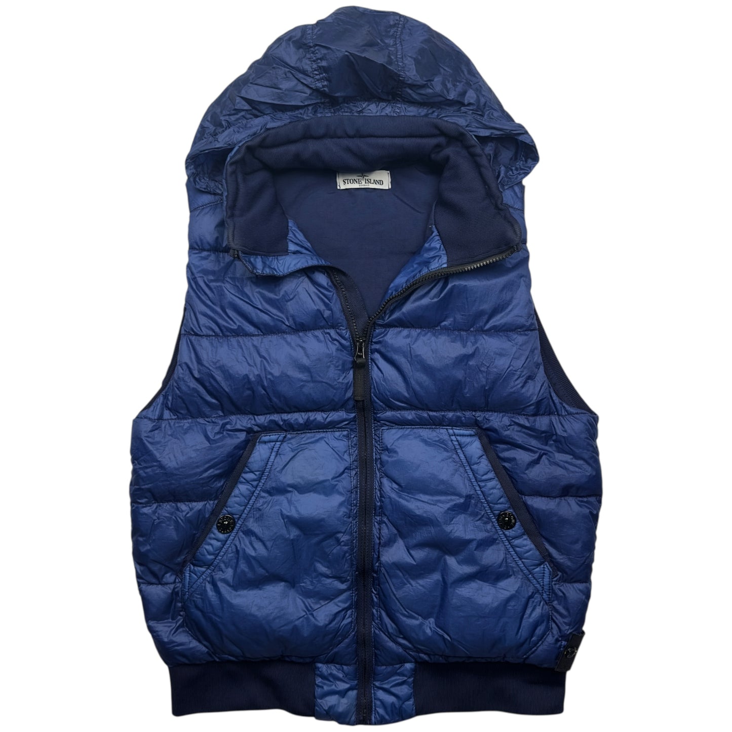A/W 12 Stone Island Down_26 GR X SQM_N - Ultra Light Down Gilet - Navy