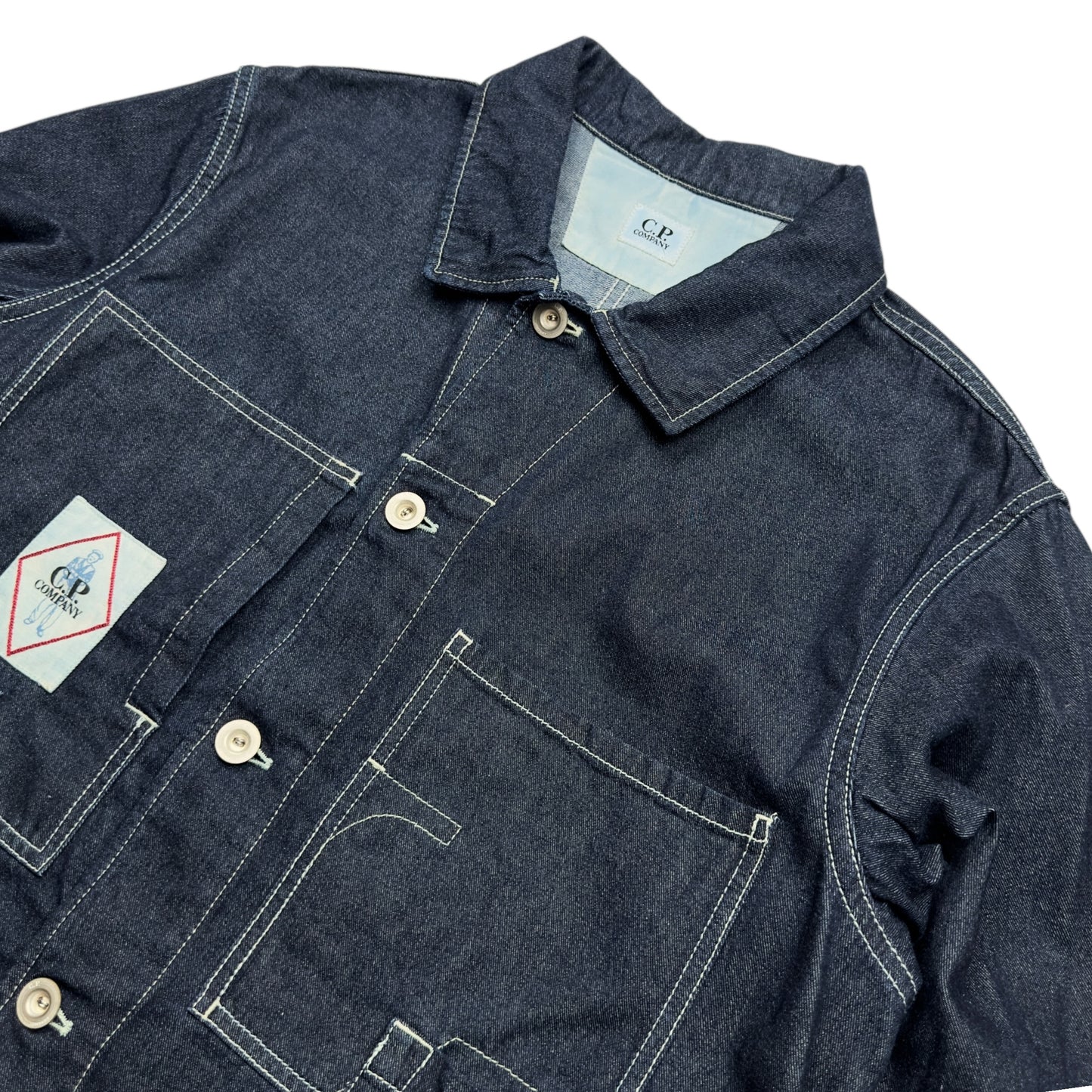 C.P. Company Indigo Blue Denim Chore Jacket