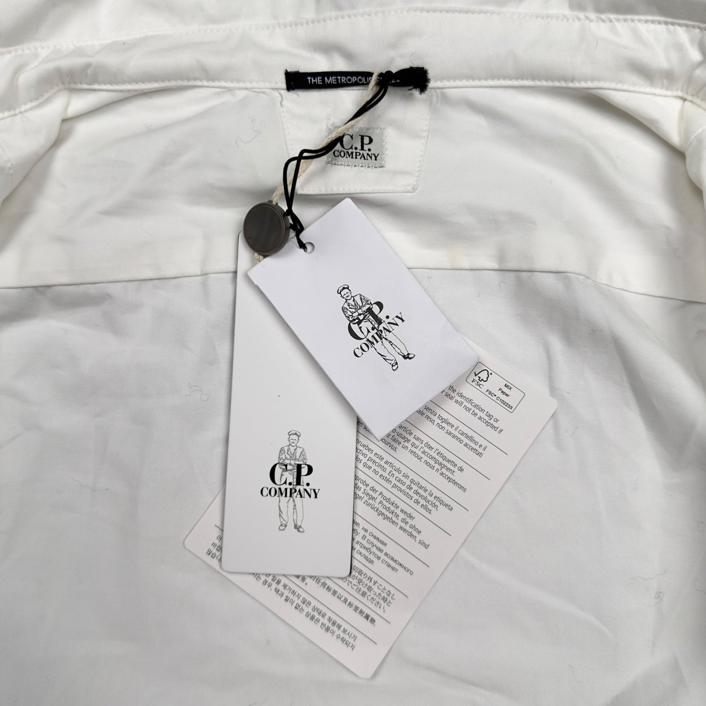 C.P. Company Metropolis Cotton Jacket - White