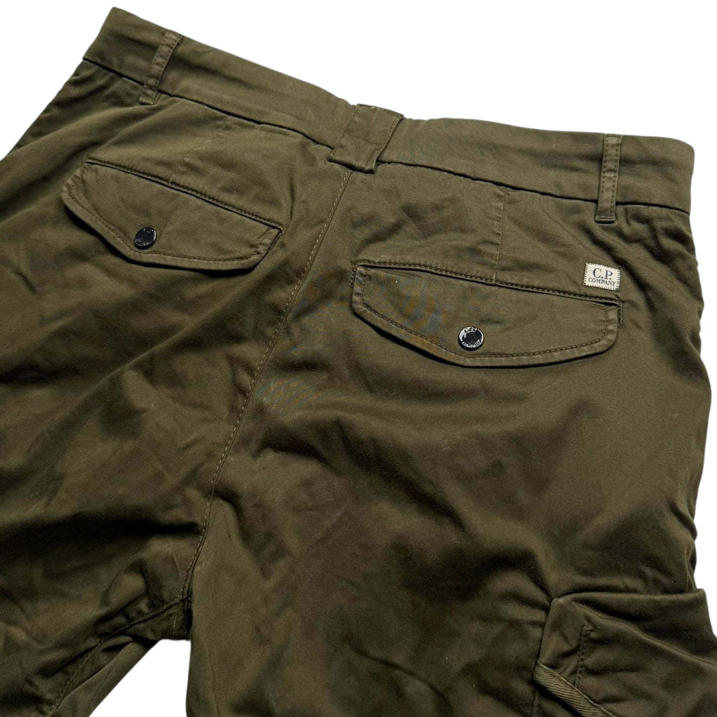 C.P. Company Loose Fit Cargo Trousers - Dark Green