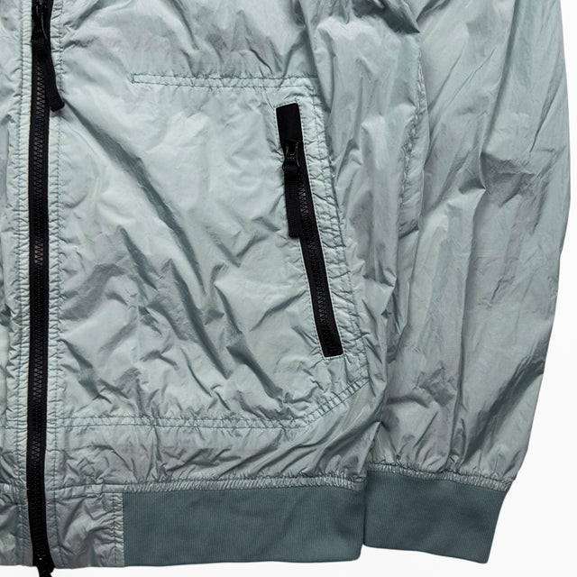 S/S 23 Stone Island Crinkle Reps Bomber - Light Blue