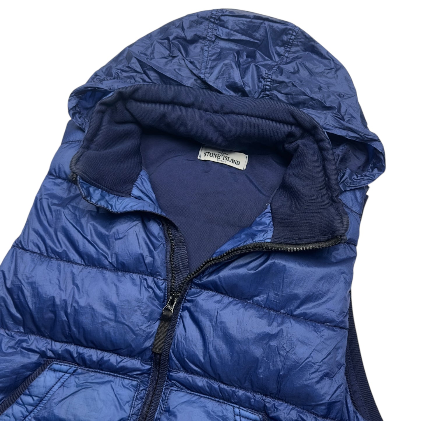 A/W 12 Stone Island Down_26 GR X SQM_N - Ultra Light Down Gilet - Navy