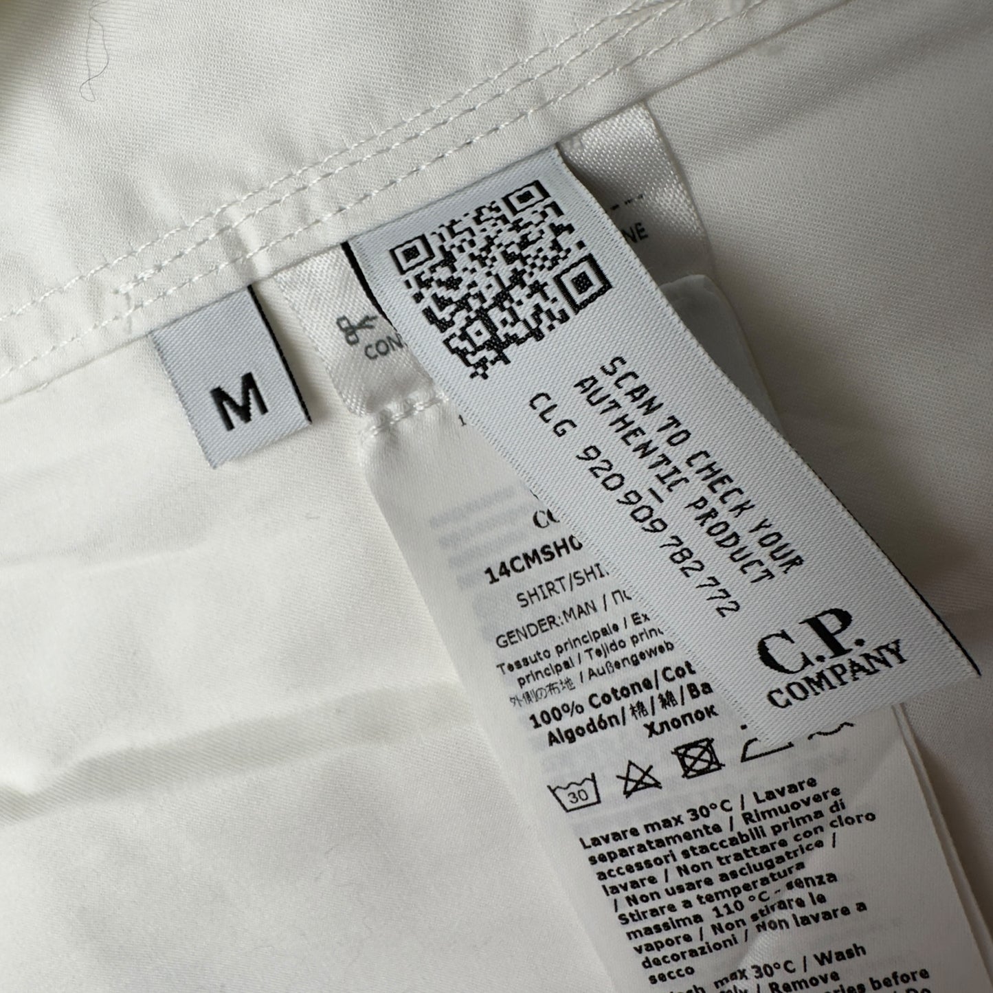 C.P. Company Metropolis Cotton Jacket - White