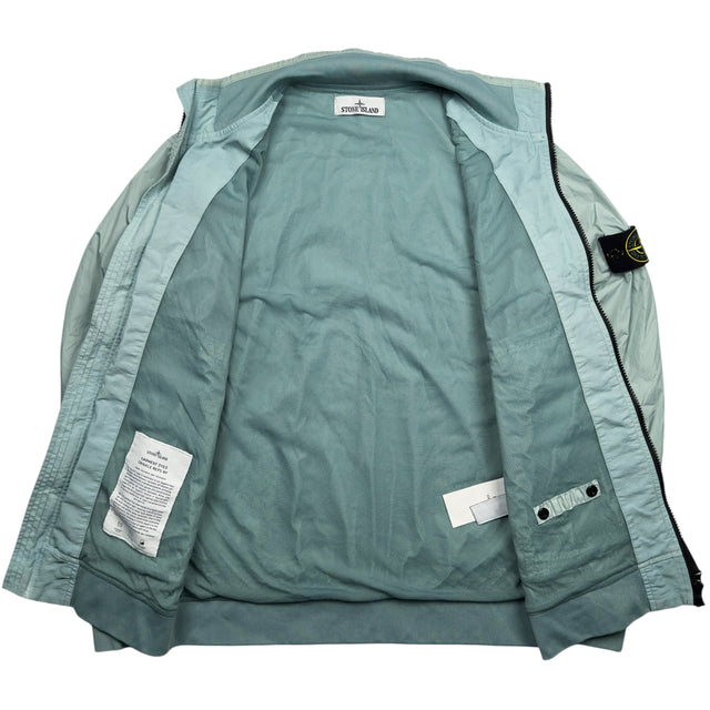S/S 23 Stone Island Crinkle Reps Bomber - Light Blue