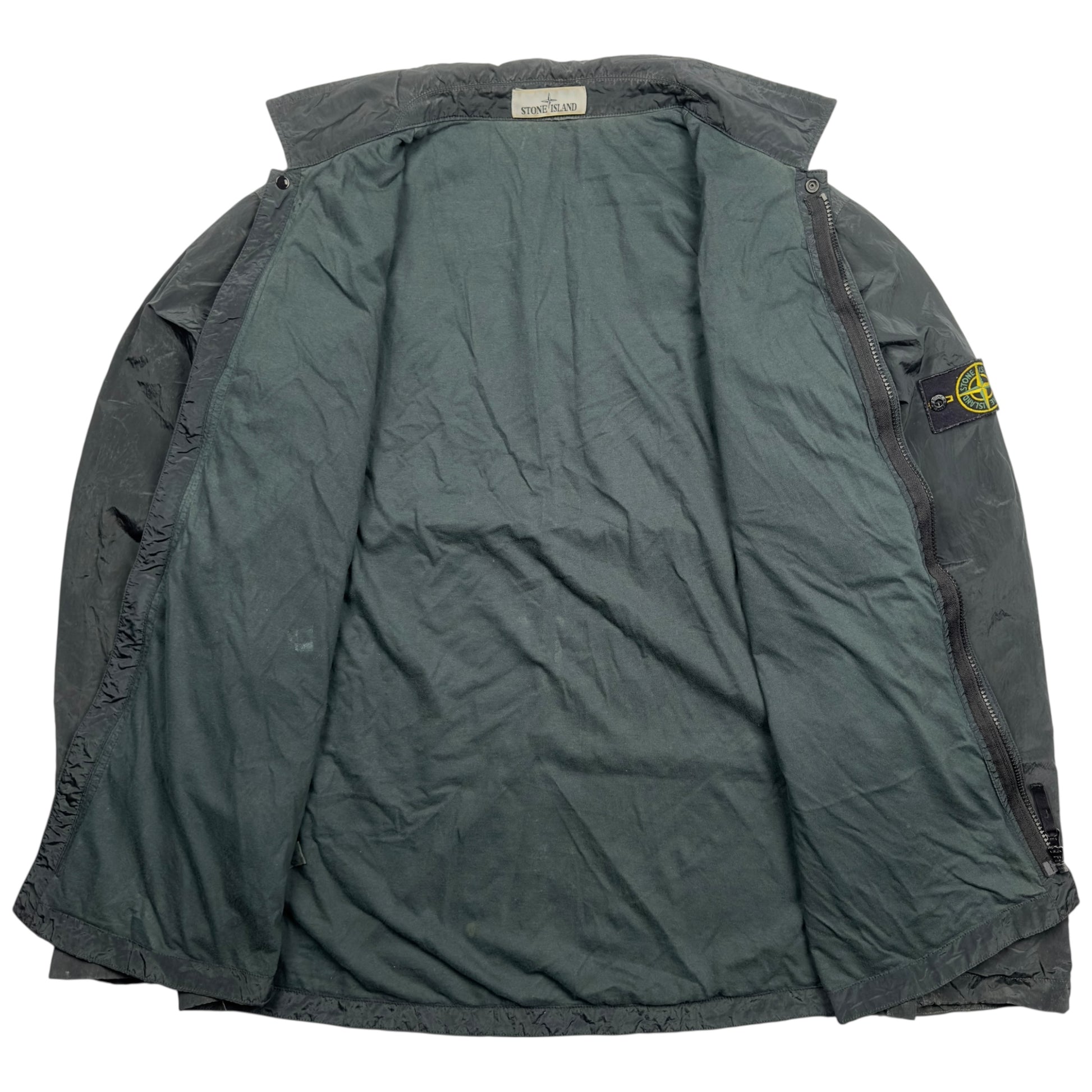 A/W 17 Stone Island Nylon Metal Overshirt - Dark Green