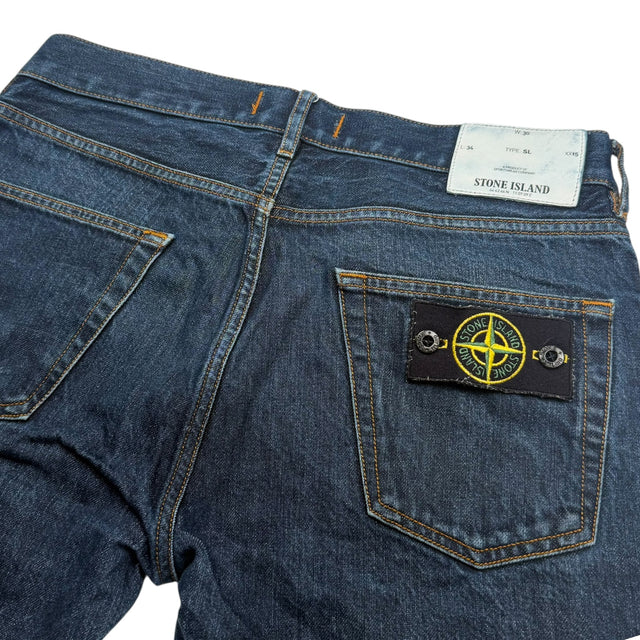 A/W 16 Stone Island Slim Fit Dark Wash Jeans 30/34