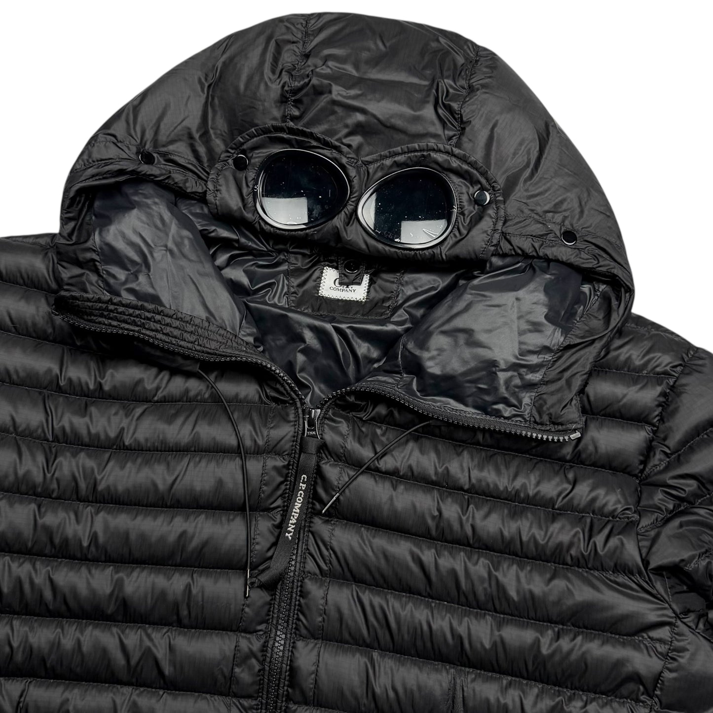 C.P. Company DD Shell Ripstop Down Goggle Puffer Jacket - Black