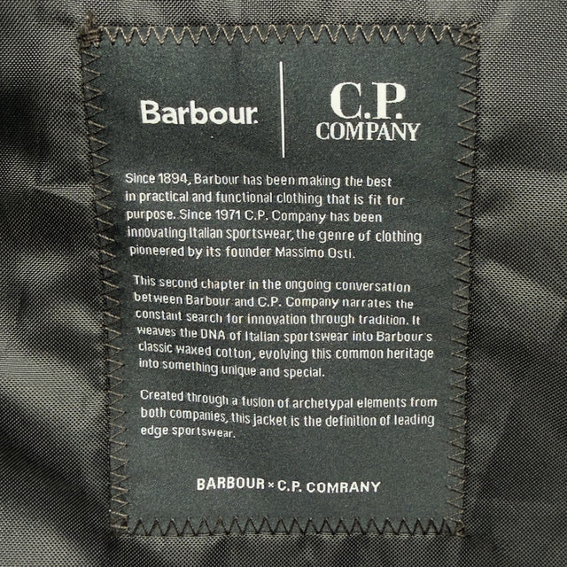 C.P. Company x Barbour Wax Cotton Creel 500 Mille Goggle Jacket
