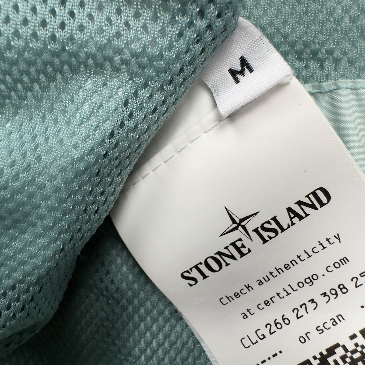 S/S 23 Stone Island Crinkle Reps Bomber - Light Blue
