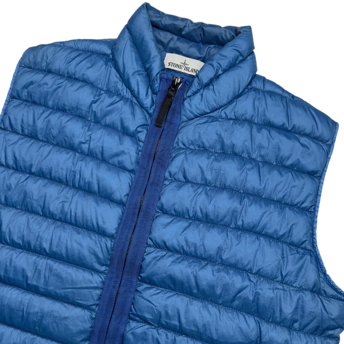 A/W 15 Stone Island Down_26 GR X SQM_N - Ultra Light Down Gilet - Blue