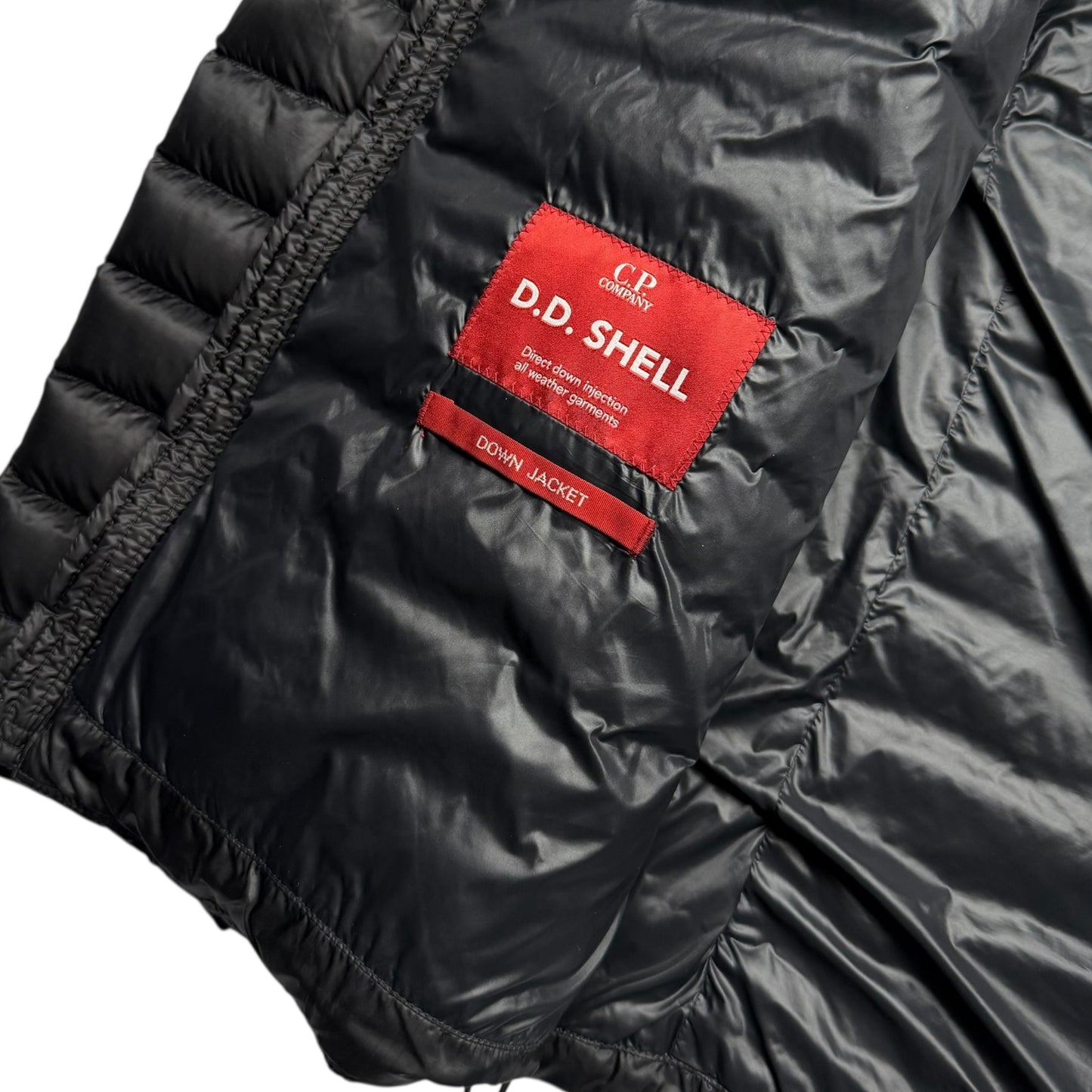 C.P. Company DD Shell Ripstop Down Goggle Puffer Jacket - Black