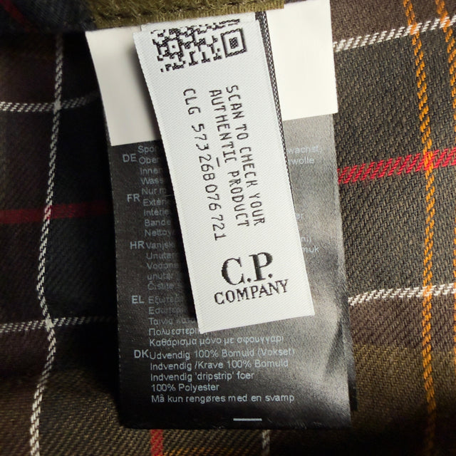 C.P. Company x Barbour Wax Cotton Creel 500 Mille Goggle Jacket