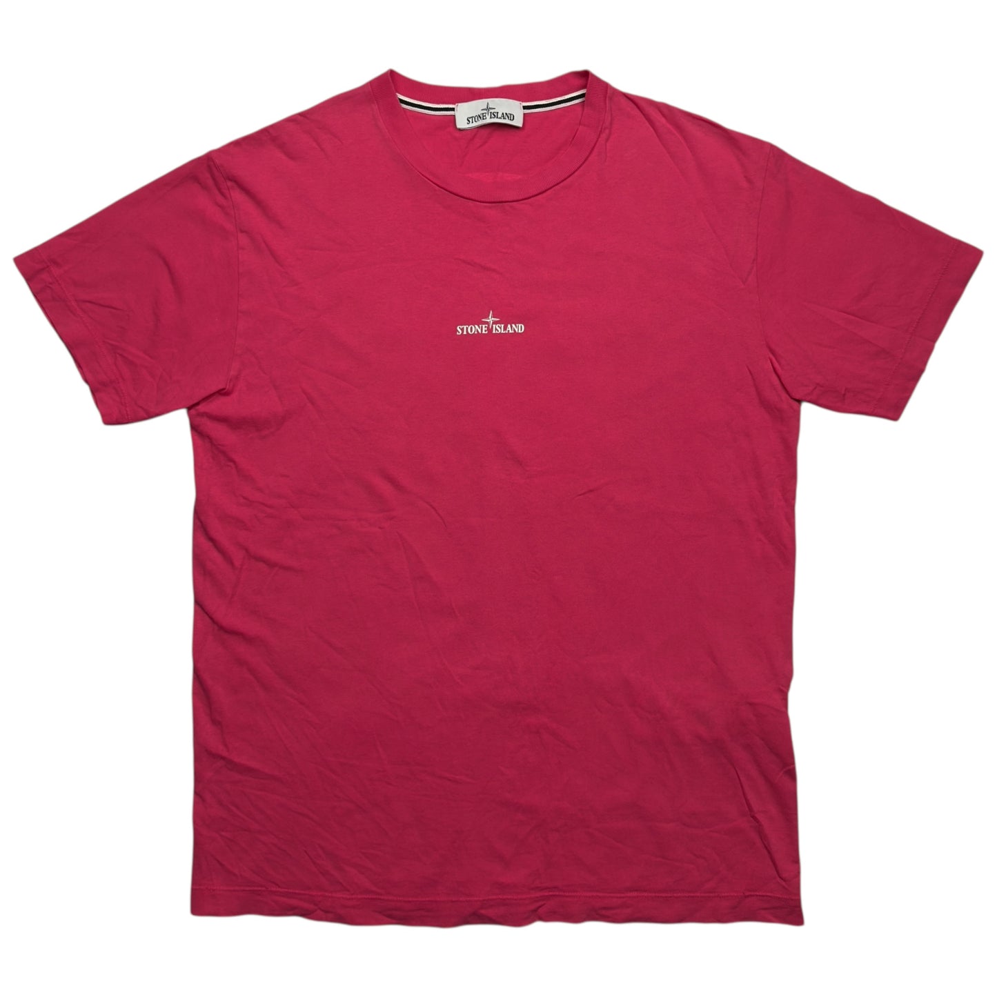 S/S 22 Stone Island Tricromia Three Print T-Shirt - Pink