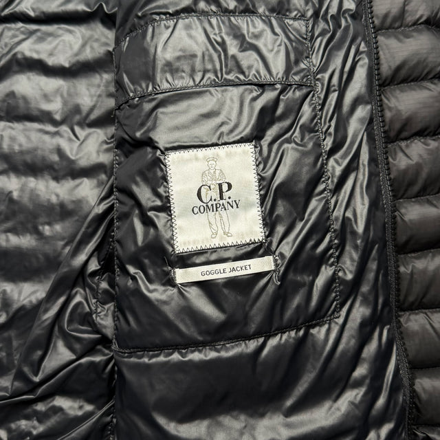 C.P. Company DD Shell Ripstop Down Goggle Puffer Jacket - Black