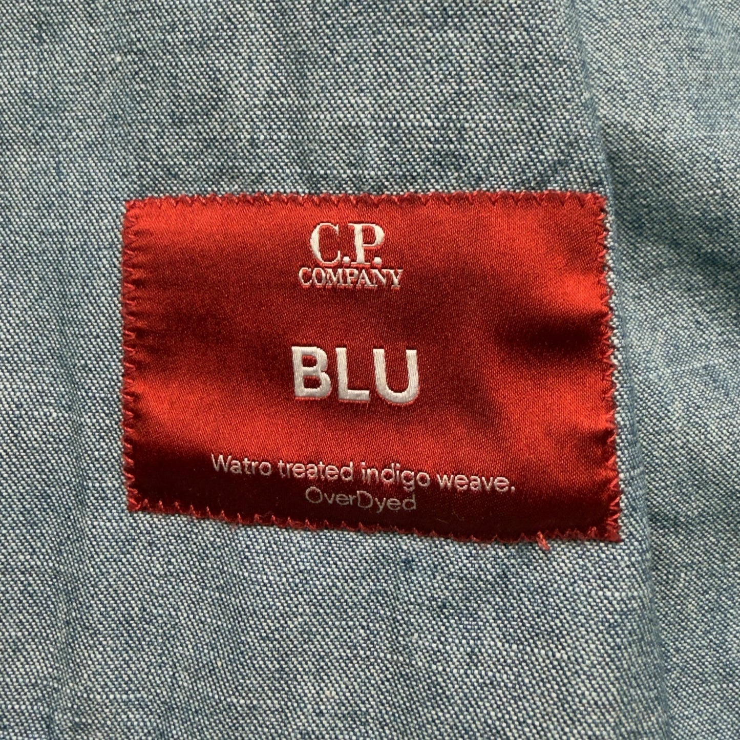 C.P. Company BLU Denim Goggle Jacket