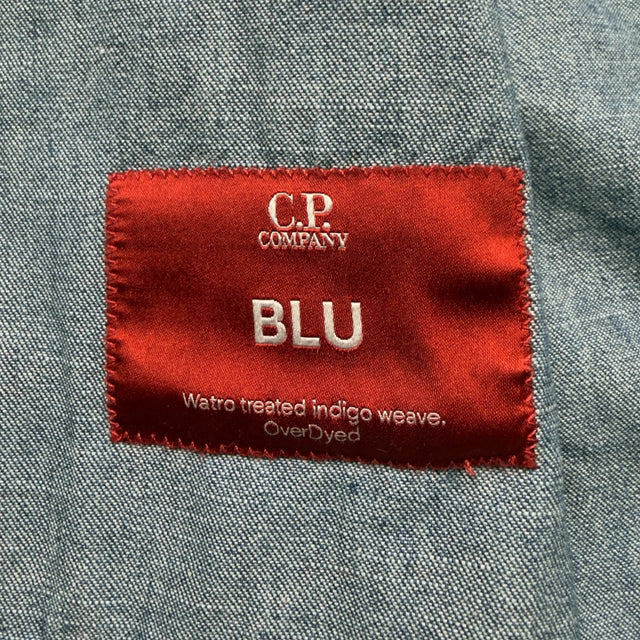 C.P. Company BLU Denim Goggle Jacket