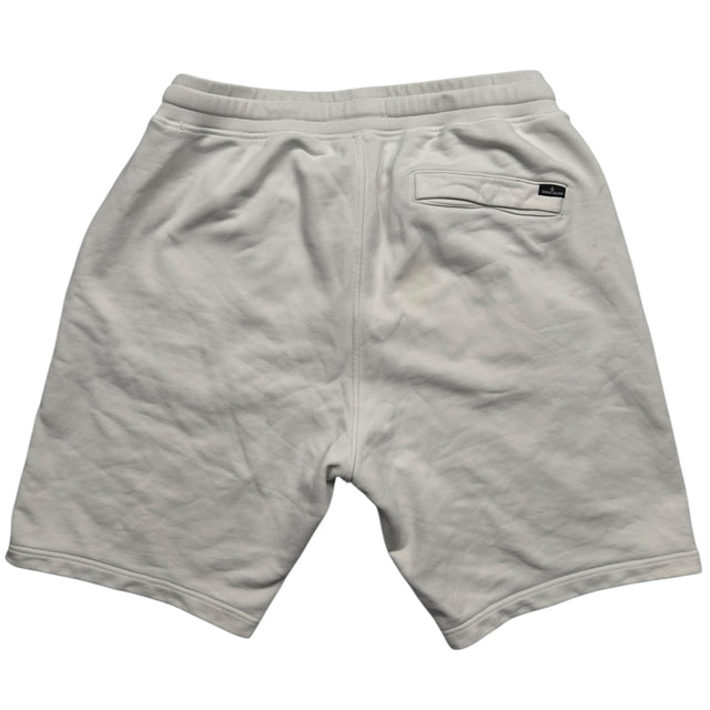 S/S 20 Stone Island Graphic Print "DRONE FOUR" Shorts - White