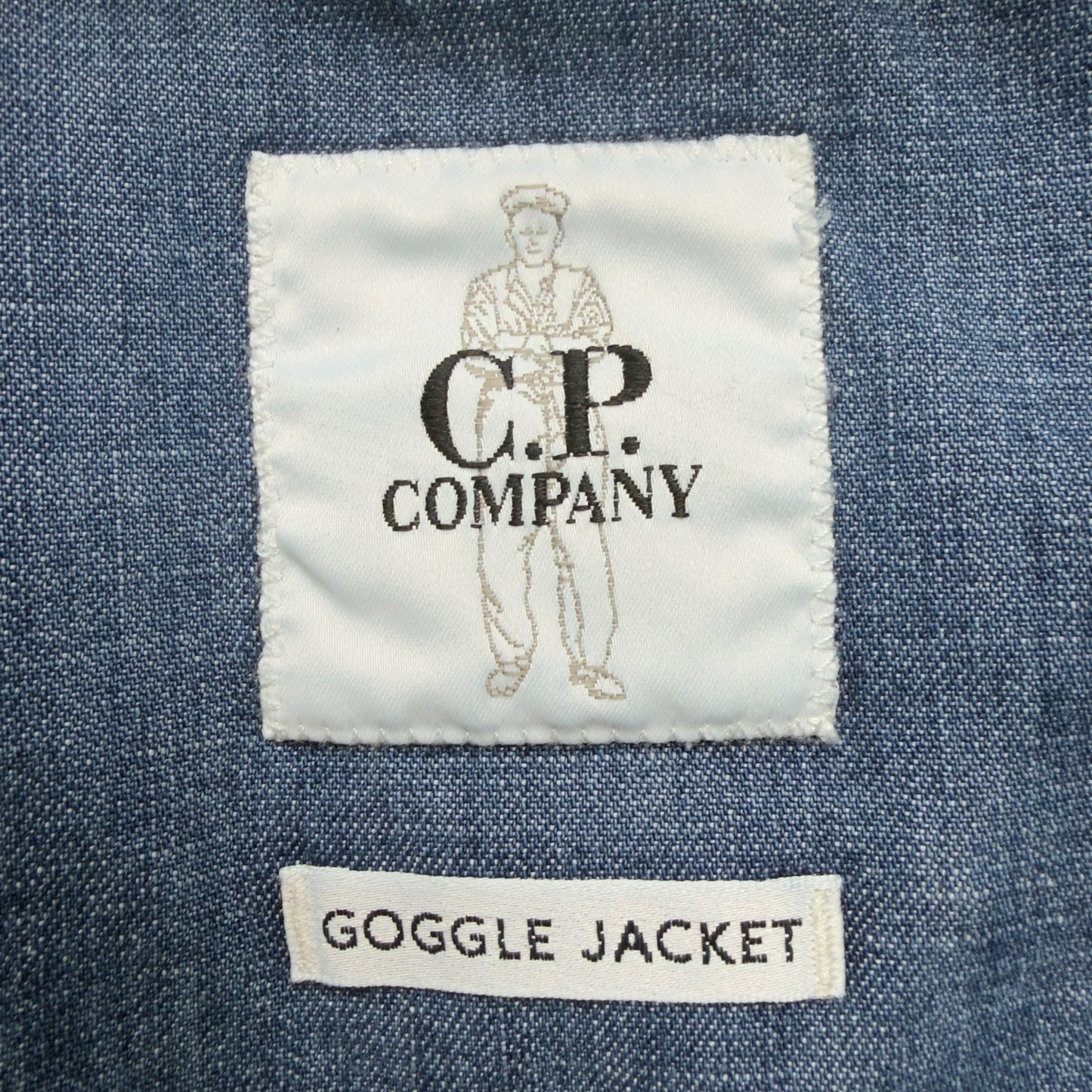 C.P. Company BLU Denim Goggle Jacket