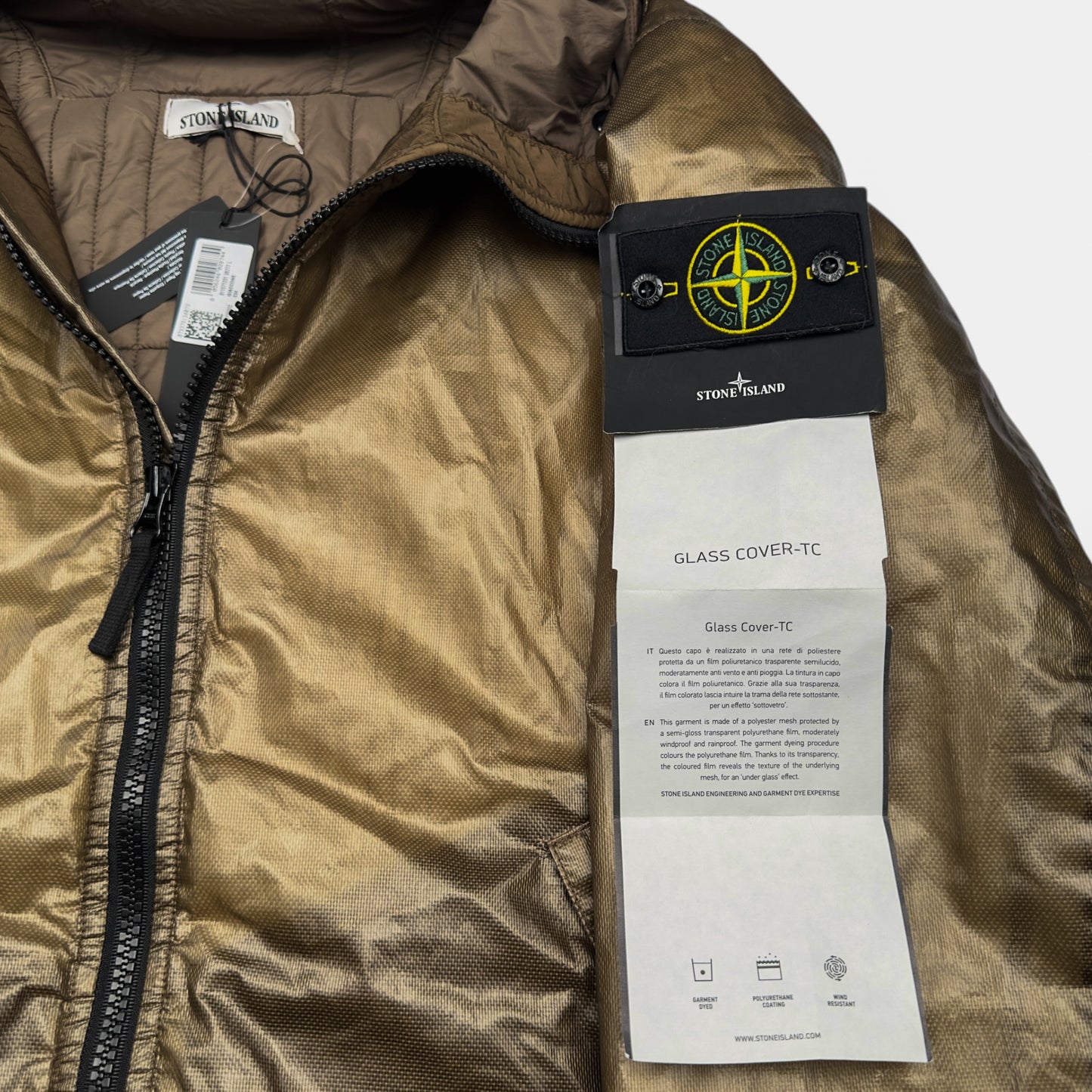 A/W 24 Stone Island Glass Cover TC Parka Jacket