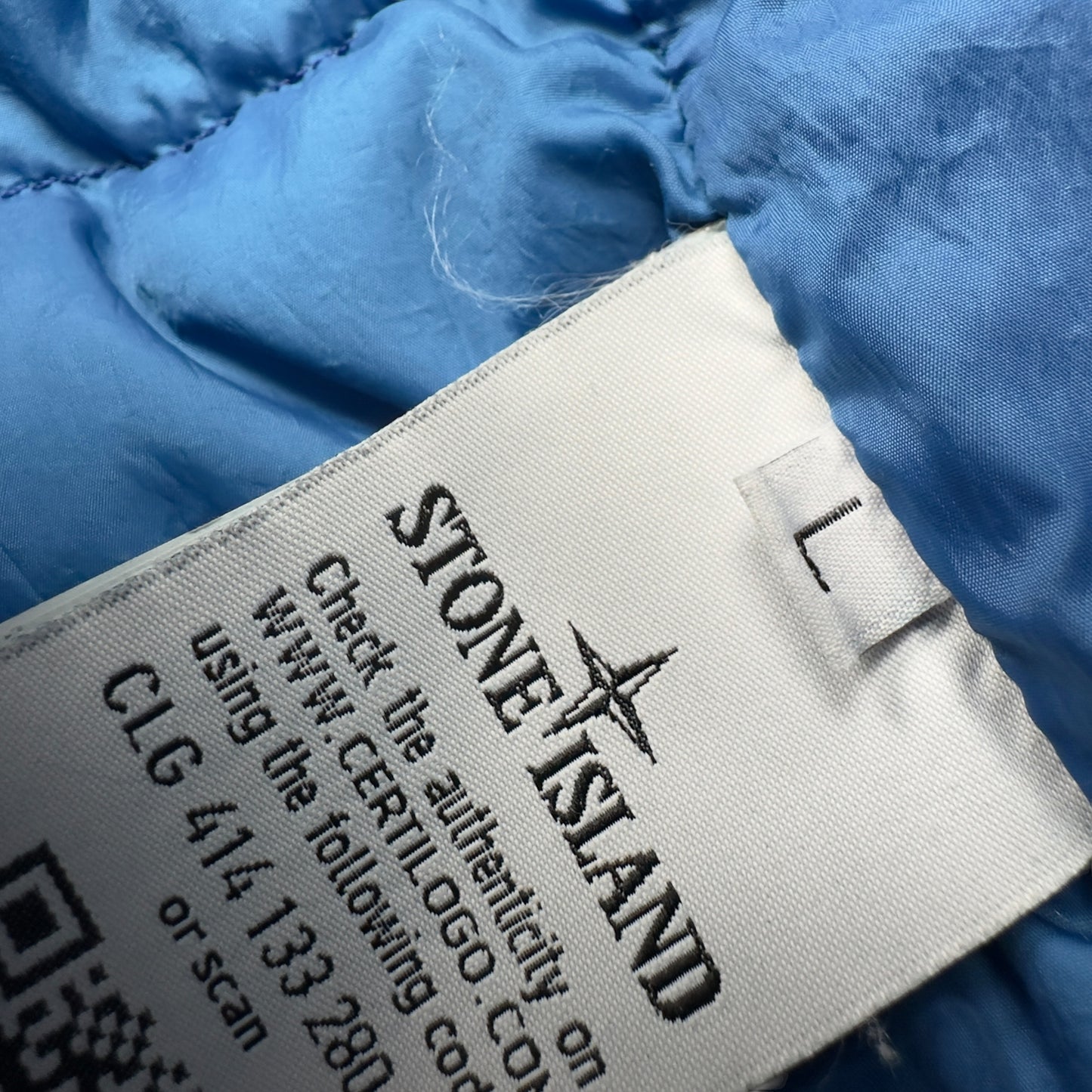 A/W 15 Stone Island Down_26 GR X SQM_N - Ultra Light Down Gilet - Blue