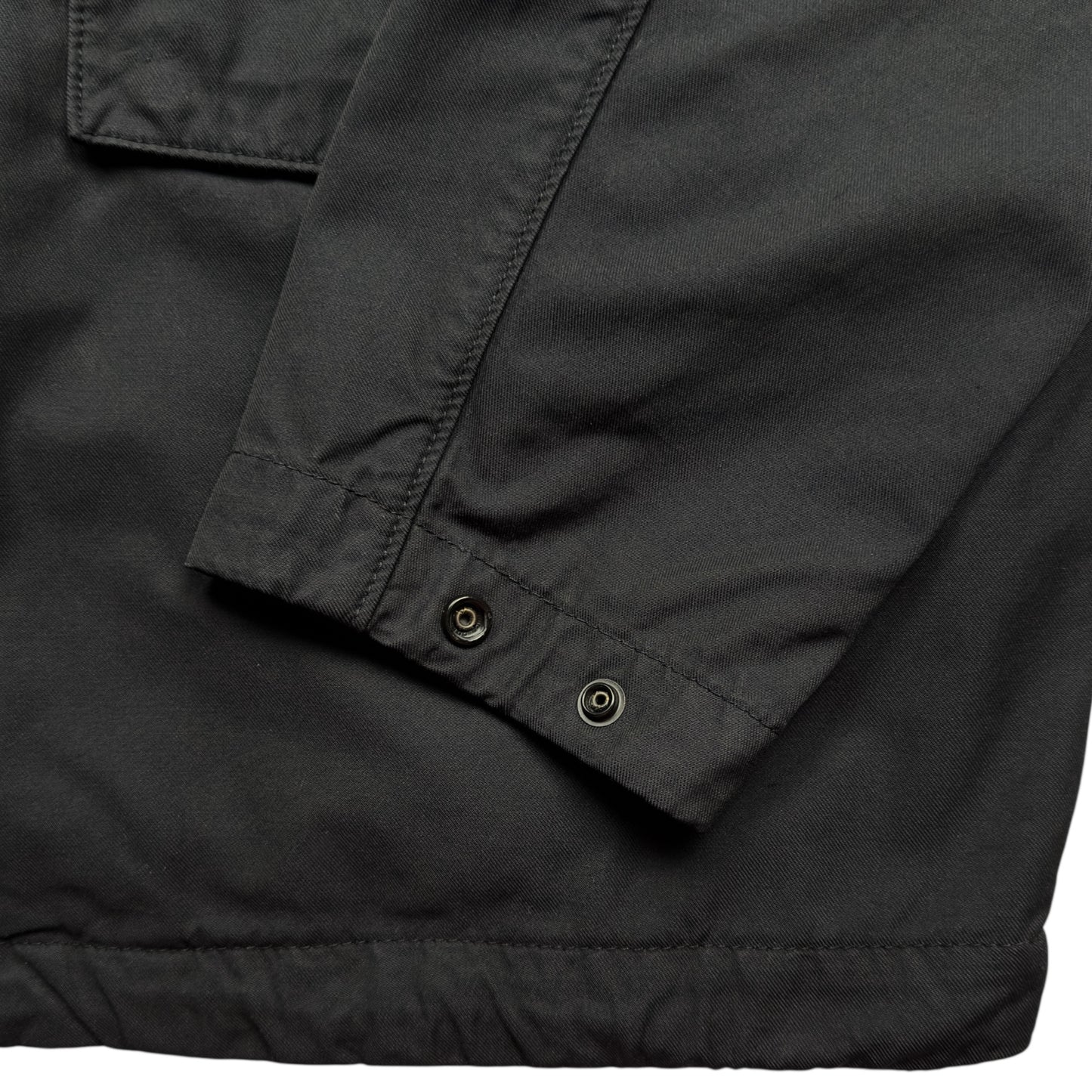 S/S 22 Stone Island Nylon Cotton Batavia 2/2 TC Jacket - Black