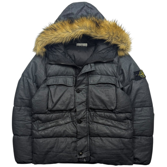 A/W 18 Stone Island Lino Resinato Down-TC Jacket