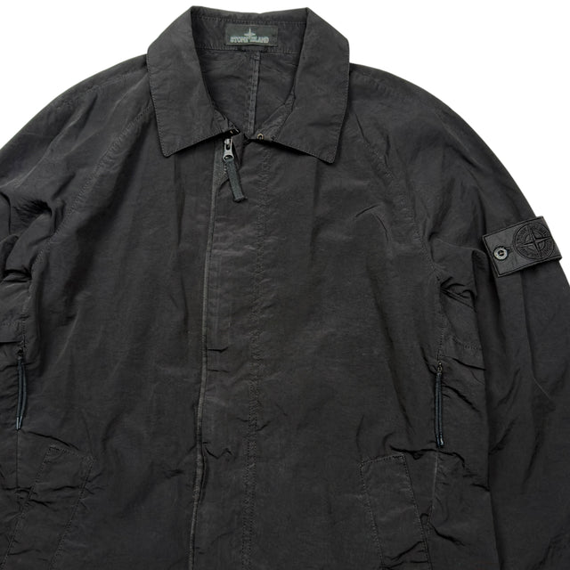 S/S 16 Stone Island Shadow Project Silon Long Coat - Black