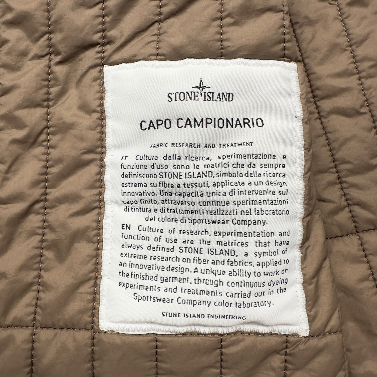 A/W 24 Stone Island Glass Cover TC Parka Jacket