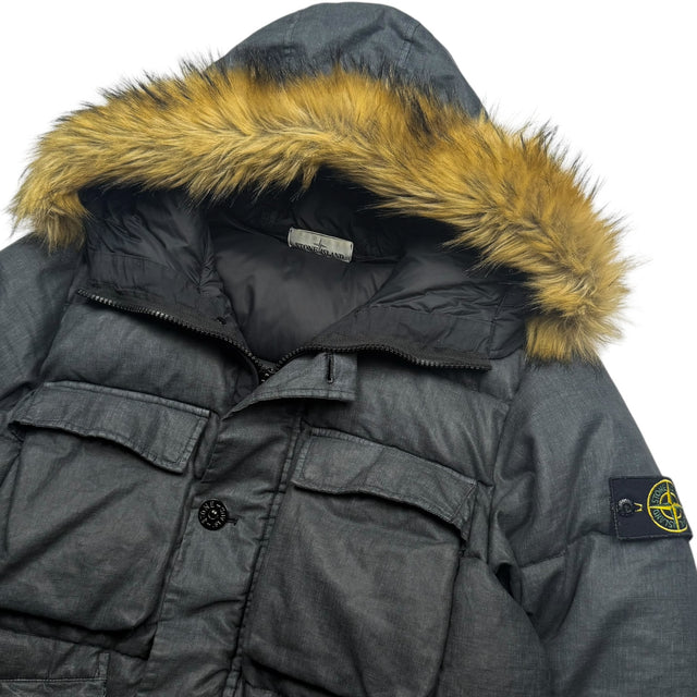 A/W 18 Stone Island Lino Resinato Down-TC Jacket