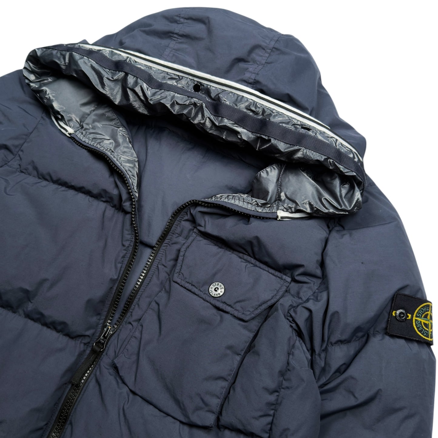 A/W 21 Stone Island Naslan Light Watro Down TC - Navy