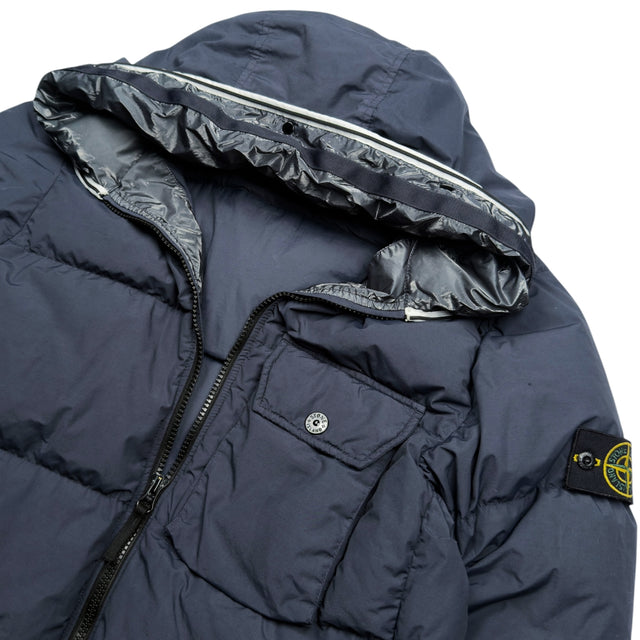 A/W 21 Stone Island Naslan Light Watro Down TC - Navy