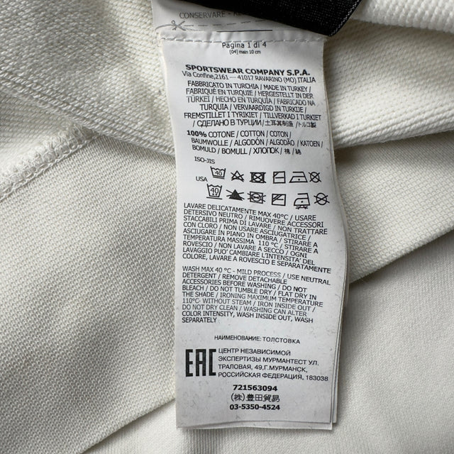 S/S 20 Stone Island "Drone Three" Printed Sweater - White