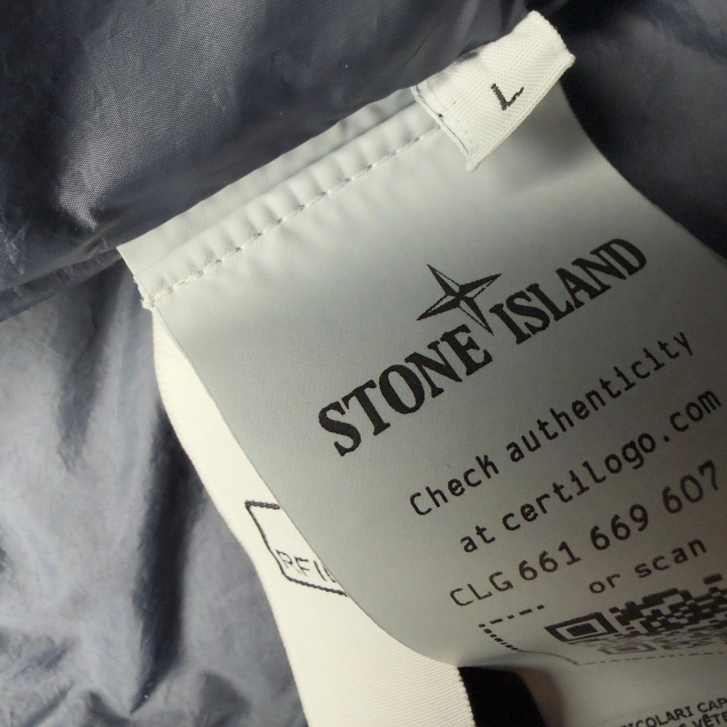 A/W 21 Stone Island Naslan Light Watro Down TC - Navy