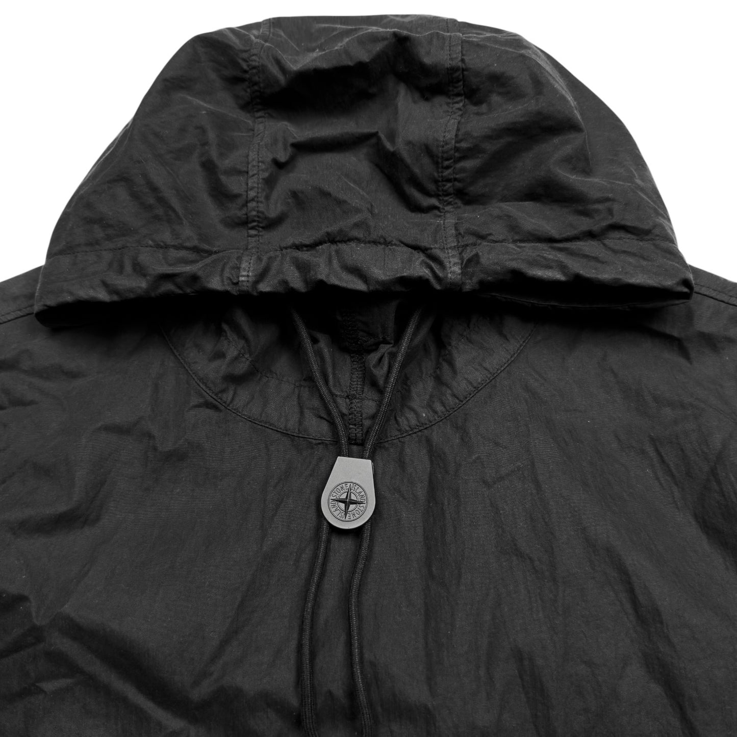 S/S 19 Stone Island Resin Cotton Smock - Black