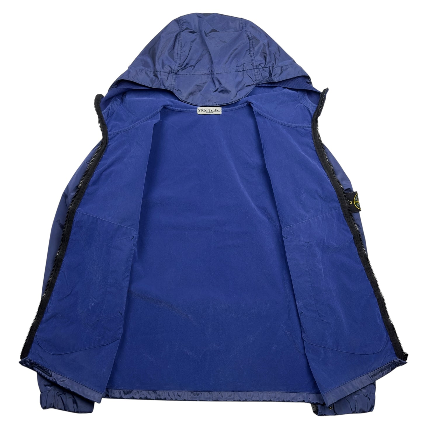 A/W 08 Stone Island Nylon Metal Flock Jacket - Blue