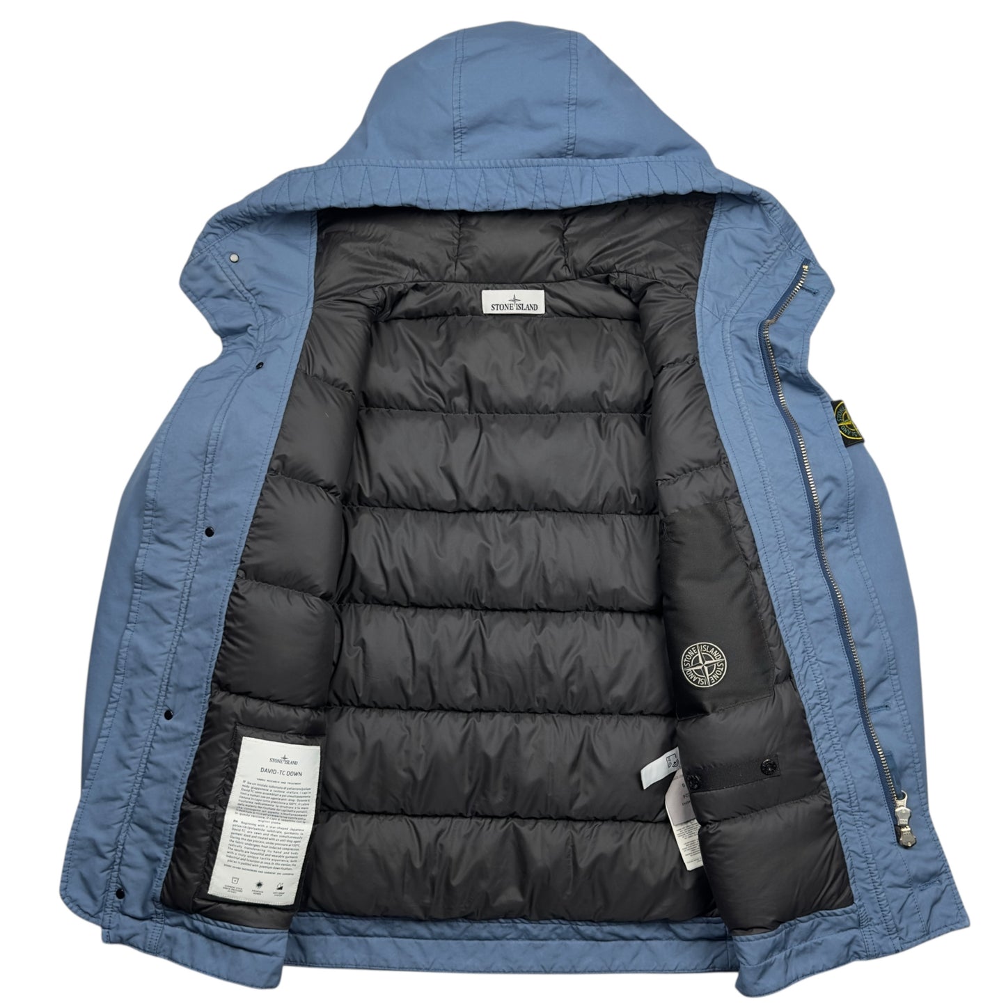 A/W 22 Stone Island David-TC Down Jacket - Light Blue