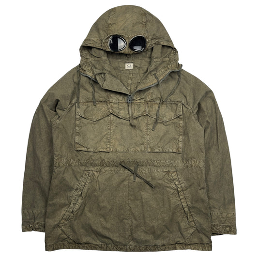 C.P. Company Ba-Tic Wax Cotton Anorak Goggle Jacket