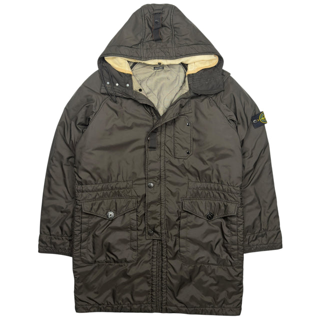 A/W 03 Stone Island Mesh Quilted Vintage Parka Jacket