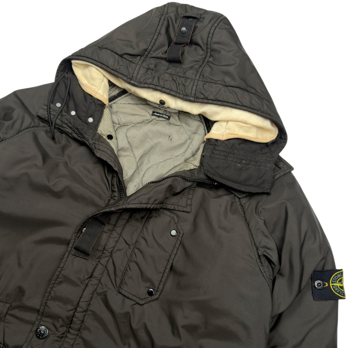 A/W 03 Stone Island Mesh Quilted Vintage Parka Jacket