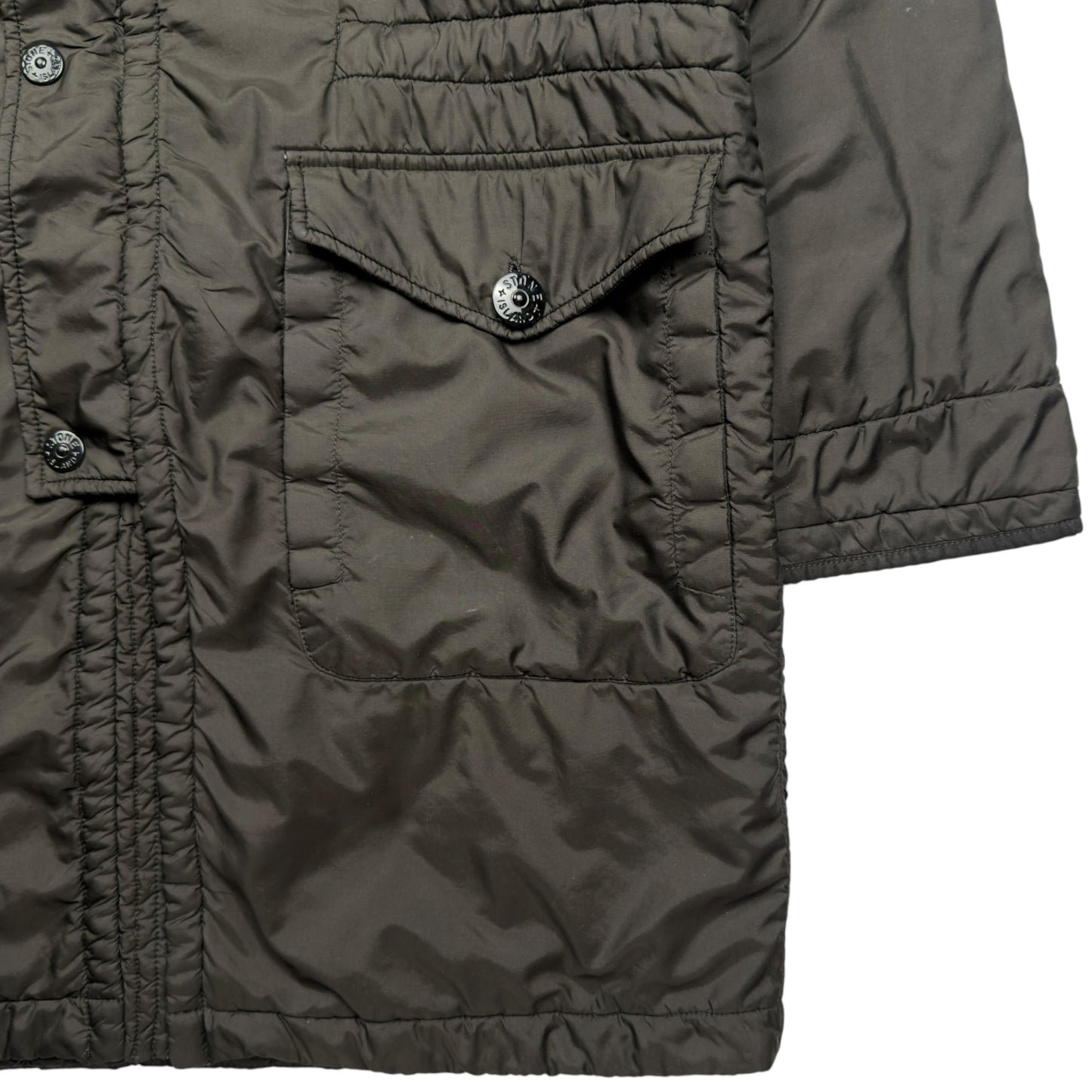 A/W 03 Stone Island Mesh Quilted Vintage Parka Jacket