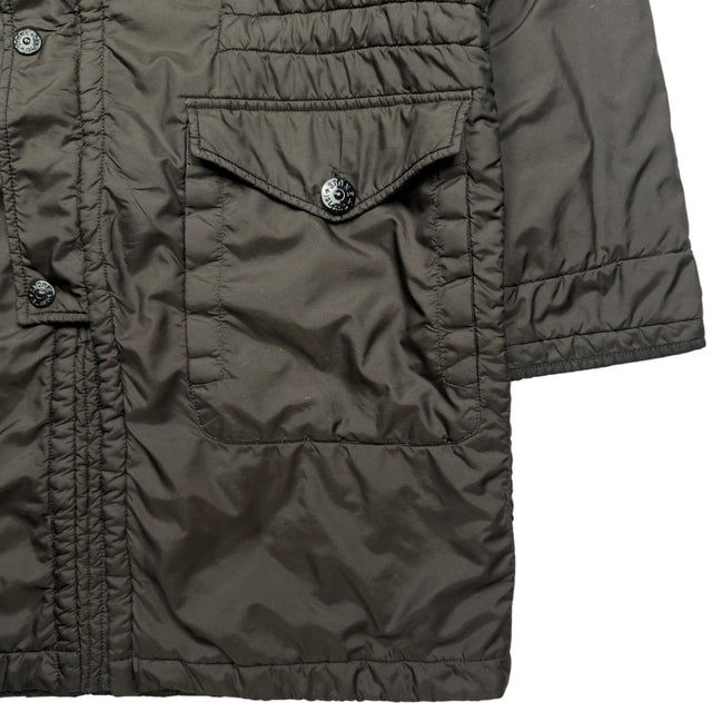 A/W 03 Stone Island Mesh Quilted Vintage Parka Jacket