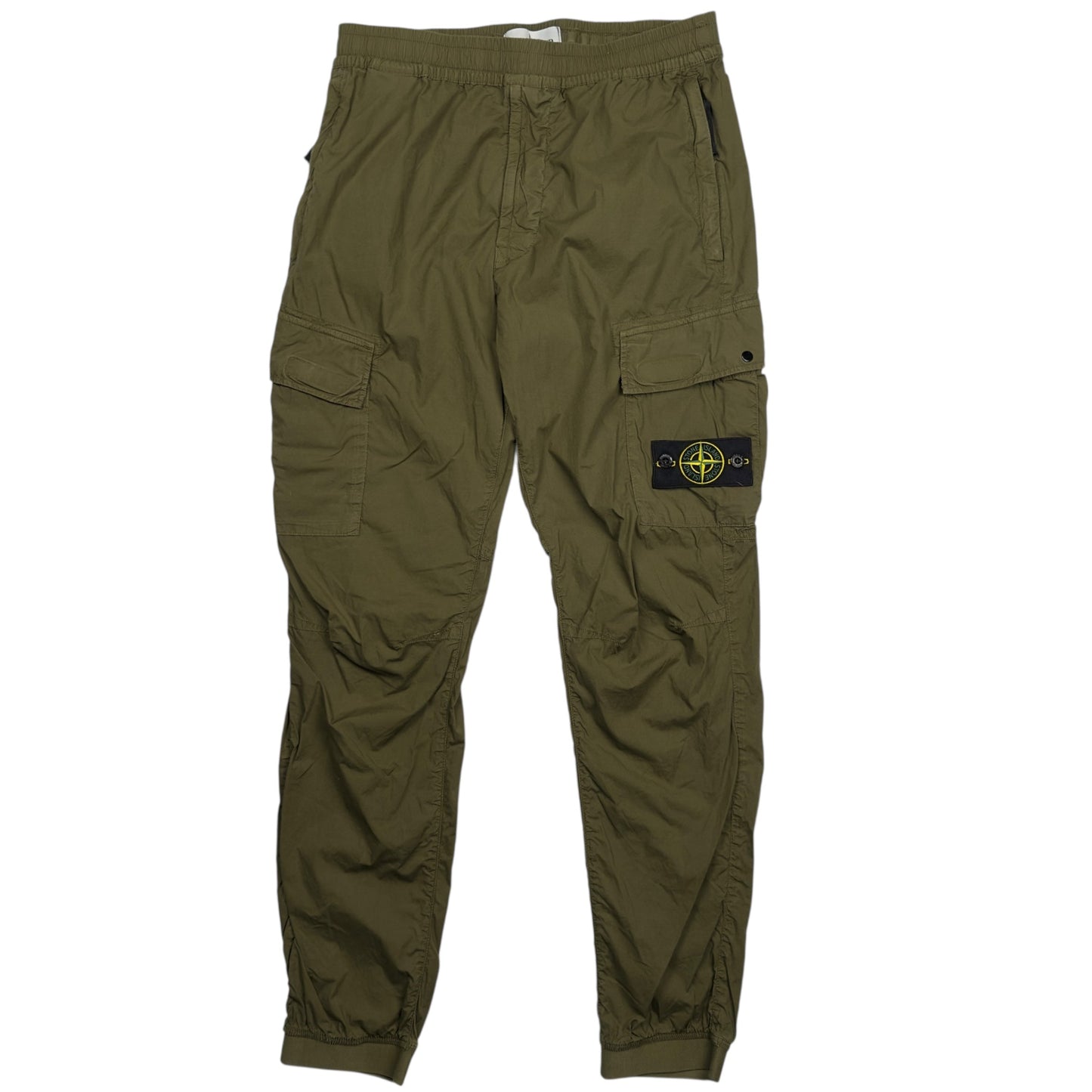 S/S 21 Stone Island Stretch Cotton Cargo Trousers 31 RE-T