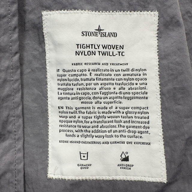 S/S 20 Stone Island Tightly Woven Nylon Twill TC Jacket