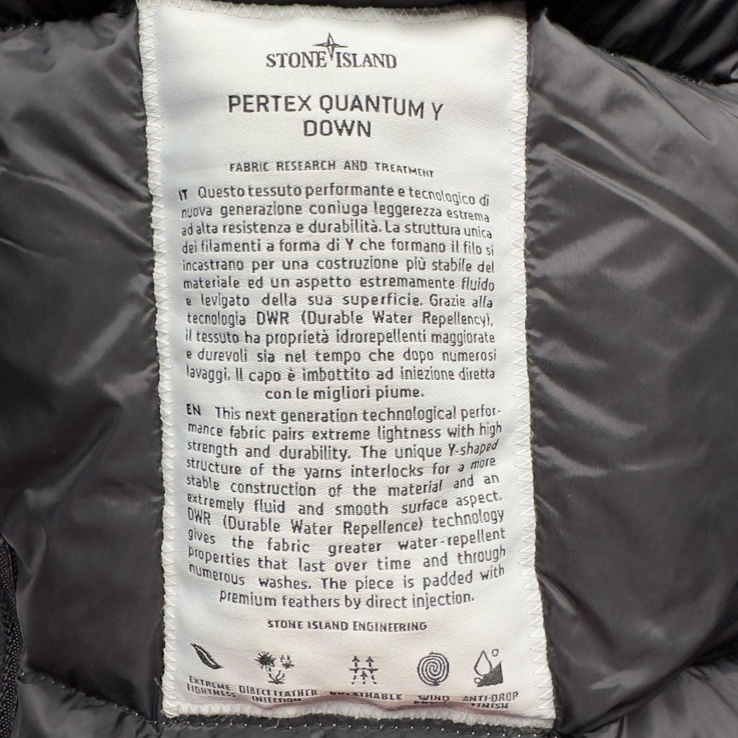 A/W 18 Stone Island Pertex Quantum Y Down Parka
