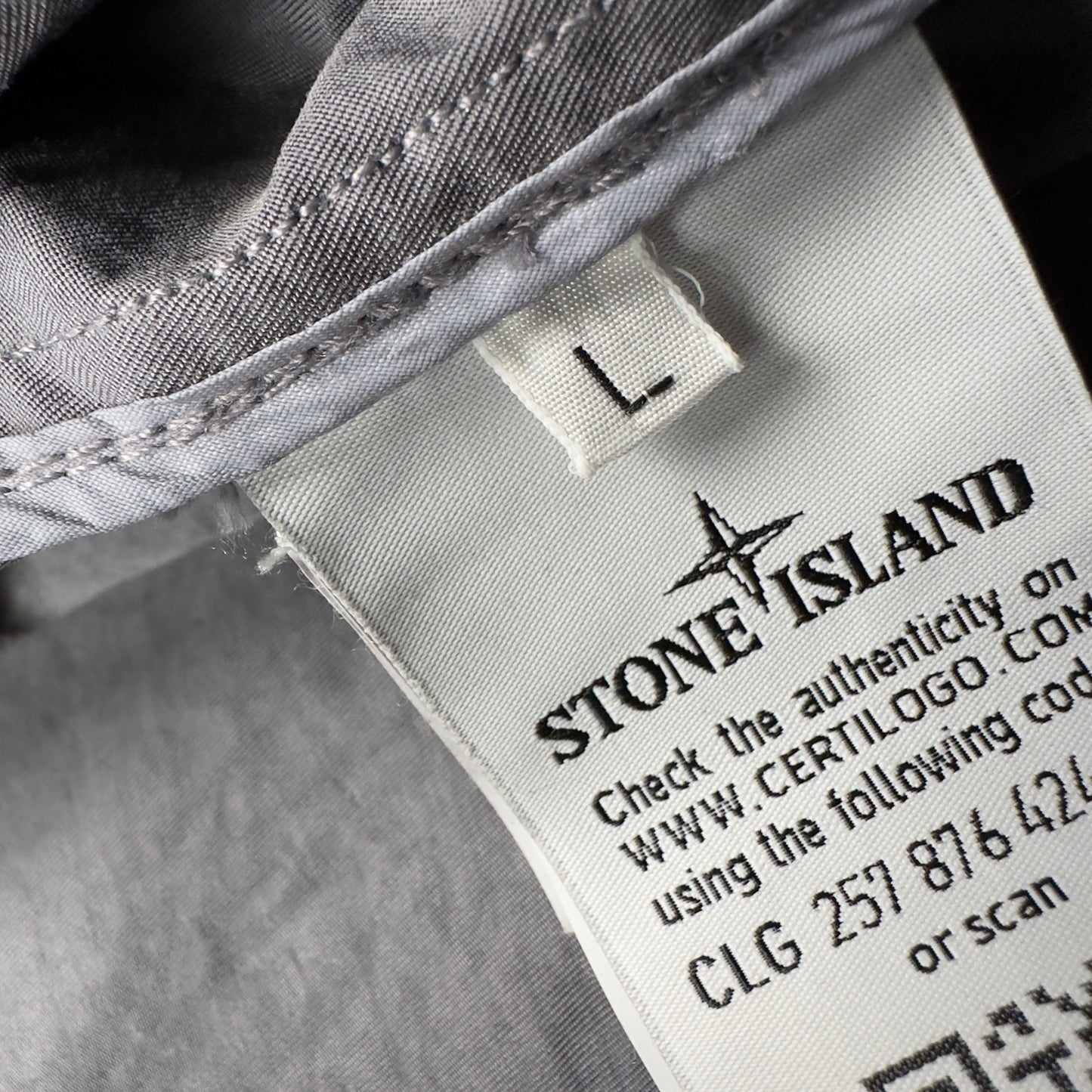 S/S 20 Stone Island Tightly Woven Nylon Twill TC Jacket