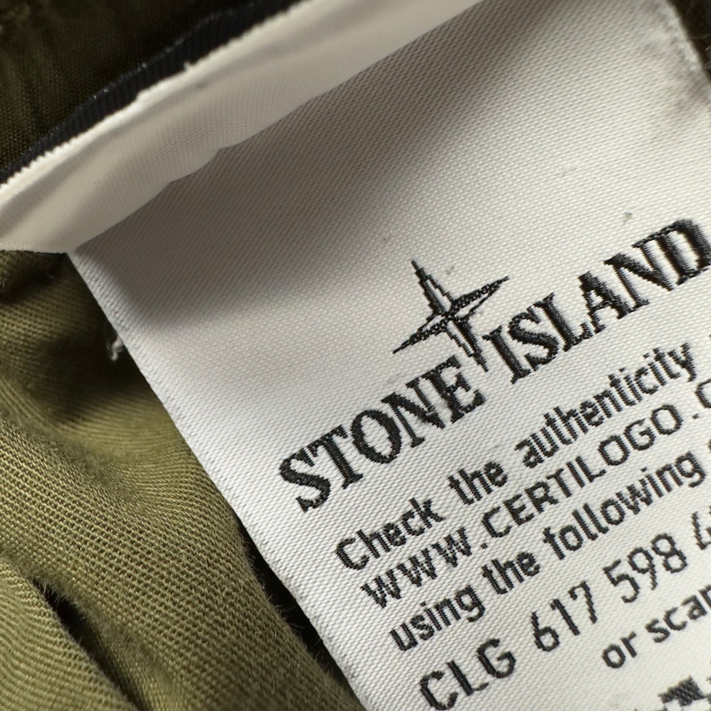 S/S 21 Stone Island Stretch Cotton Cargo Trousers 31 RE-T