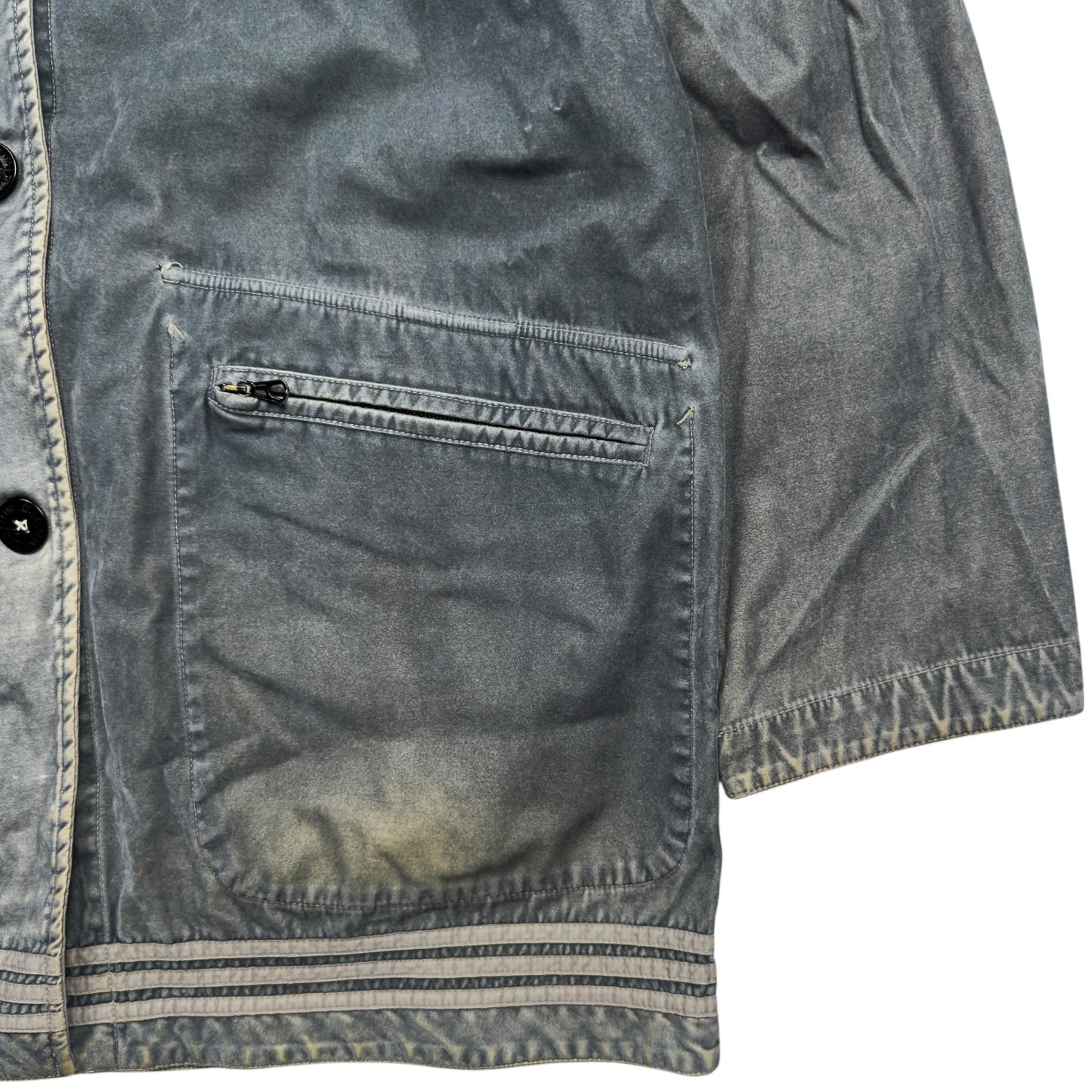 A/W 96 Stone Island Raso Floccato Reversible Jacket